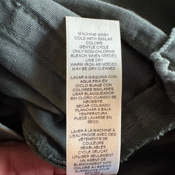 White House Black Market Utility Vest Womens Army Green 14 - Picture 11 of 13